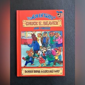 2/$25 The Adventures of Chuck E. Beaver And Friends Hard Cover Book 1988
